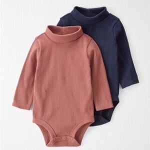 Carters organic turtle neck 2pc